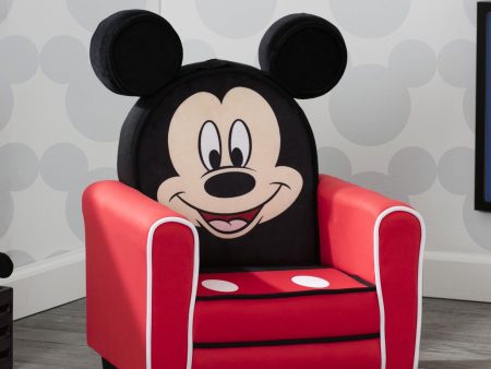 Mickey Mouse Figural Upholstered Kids Chair Supply