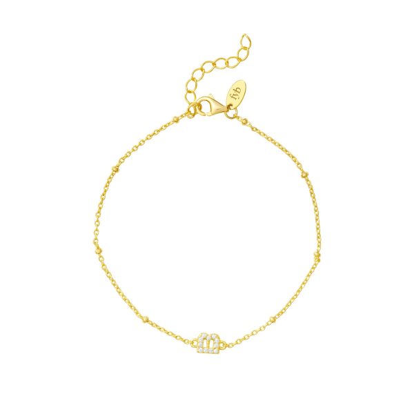 PETITE INITIAL CHAIN BRACELET Sale