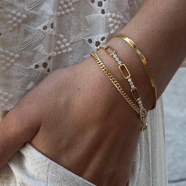 DANI CHAIN BRACELET GOLD Online Sale