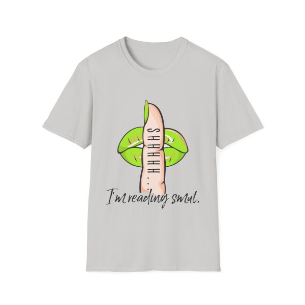 Shhhhh...I m Reading Smut T-Shirt (Lime) Discount