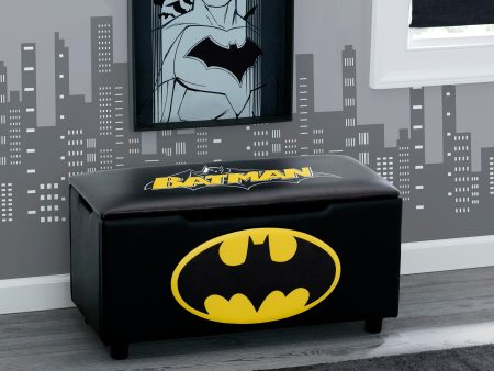 Batman Upholstered Storage Bench for Kids Discount