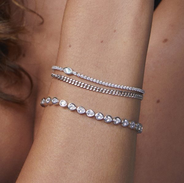 DANI CHAIN BRACELET SILVER Online Hot Sale