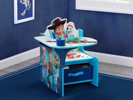 Toy Story 4 Chair Desk with Storage Bin by Delta Children Hot on Sale