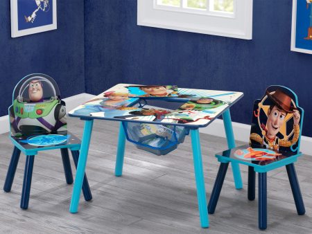 Toy Story 4 Table and Chair Set with Storage by Delta Children Supply