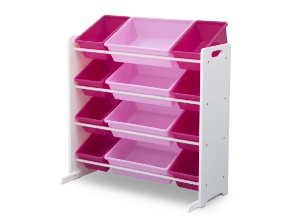 Kids Toy Storage Organizer with 12 Plastic Bins on Sale