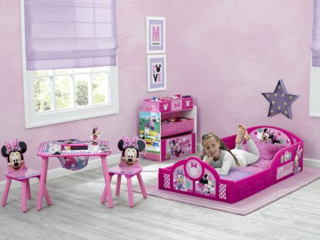 Minnie Mouse Plastic Sleep and Play Toddler Bed Fashion