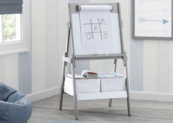 Classic Kids Whiteboard Dry Erase Easel with Paper Roll and Storage Online