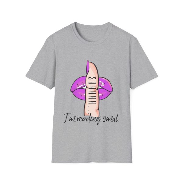 Shhhhh...I m Reading Smut T-Shirt (Purple) Cheap