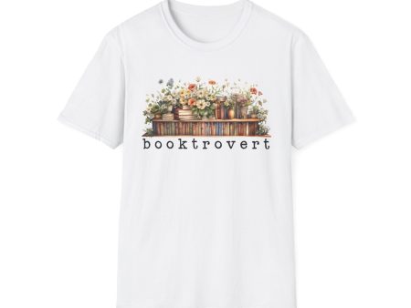 Flower Shelf Booktrovert T-Shirt For Cheap