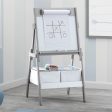 Classic Kids Whiteboard Dry Erase Easel with Paper Roll and Storage Online