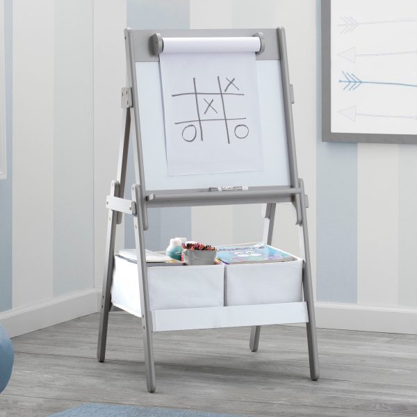 Classic Kids Whiteboard Dry Erase Easel with Paper Roll and Storage Online