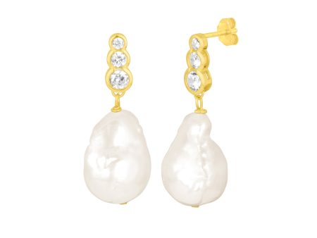 MAIA PEARL EARRINGS Online now