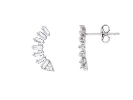 SIERA STUDS SILVER For Discount