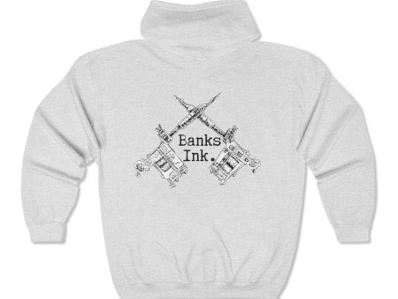 Banks Ink. Zip Hoodie For Cheap