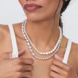 QUINN PEARL NECKLACE WHITE Discount