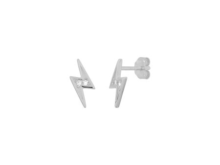 LIGHTNING STUDS SILVER For Discount