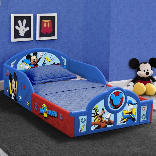 Mickey Mouse Plastic Sleep and Play Toddler Bed Supply