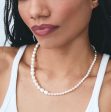 QUINN PEARL NECKLACE WHITE Discount