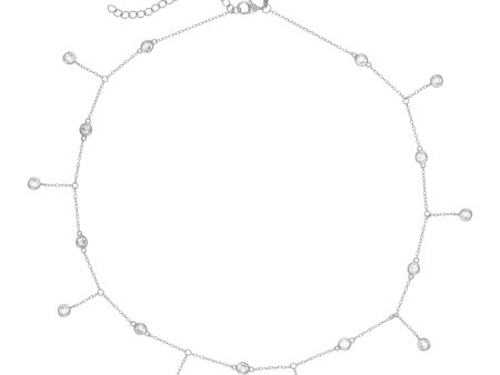 ARABELLA SHAKER NECKLACE SILVER Hot on Sale