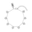 HEIRLOOM HEART BRACELET SILVER Cheap