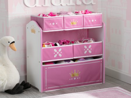 Princess Crown Multi-Bin Toy Organizer Sale