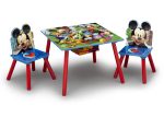 Mickey Mouse Kids Table and Chair Set with Storage For Cheap