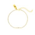 ARYA TENNIS BRACELET CRYSTAL GOLD Hot on Sale