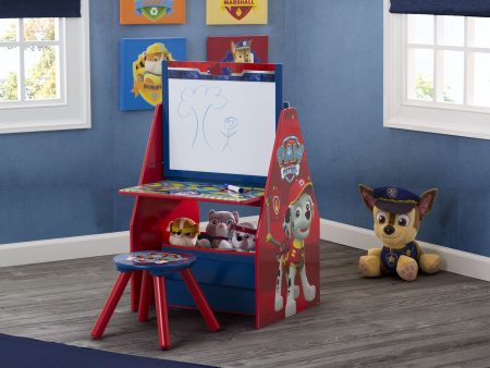 PAW Patrol Deluxe Kids Art Table - Easel, Desk, Stool, Toy Organizer Discount