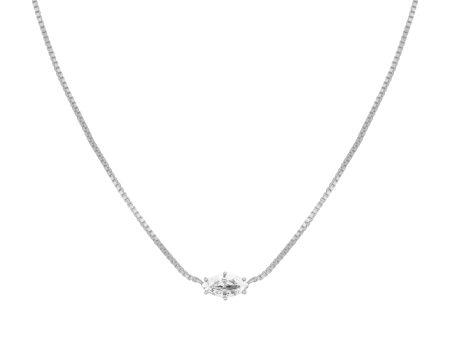 AVERIE PENDANT NECKLACE SILVER For Discount