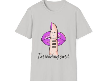 Shhhhh...I m Reading Smut T-Shirt (Purple) Cheap