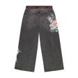 LKS Dragon Elastic Band Jeans Hot on Sale