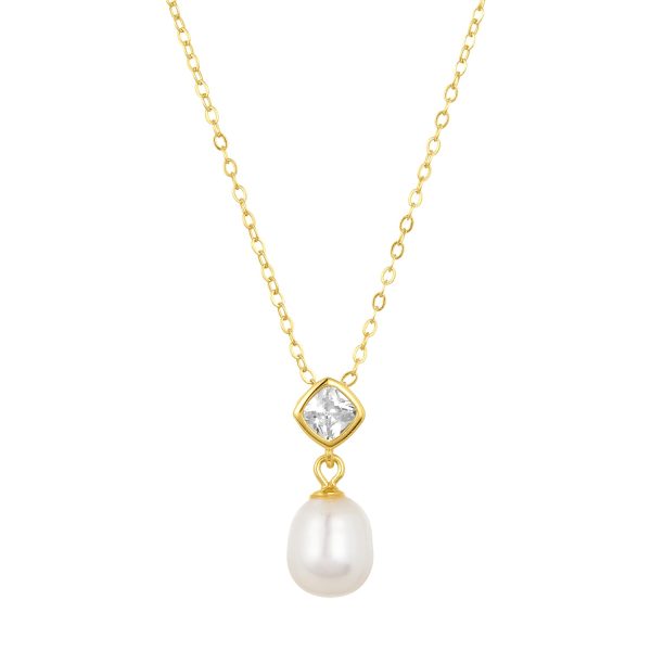 MAE PEARL NECKLACE GOLD Online Hot Sale