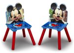 Mickey Mouse Kids Table and Chair Set with Storage For Cheap