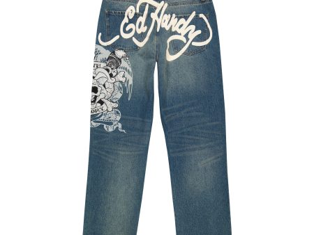 DG Skull Loose Fit Jean on Sale