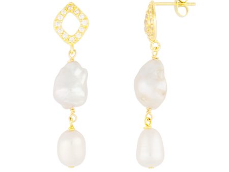 BIANCA PEARL EARRINGS Discount