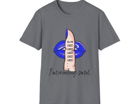 Shhhhh...I m Reading Smut T-Shirt (Blue) Supply