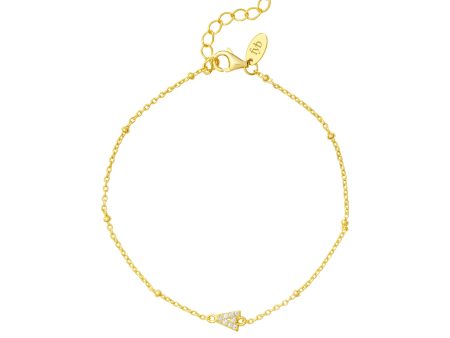 PETITE INITIAL CHAIN BRACELET Sale