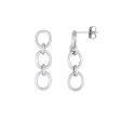 GEMMA CHAIN EARRINGS SILVER Discount