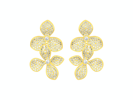 SAKURA EARRINGS GOLD Online now