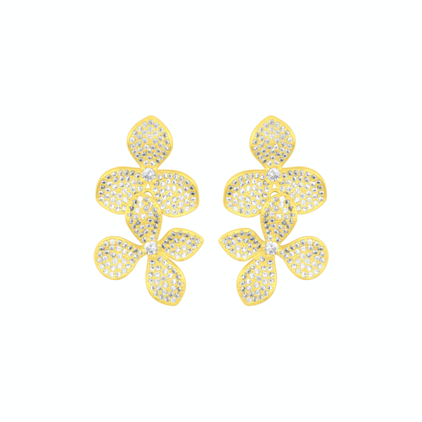 SAKURA EARRINGS GOLD Online now