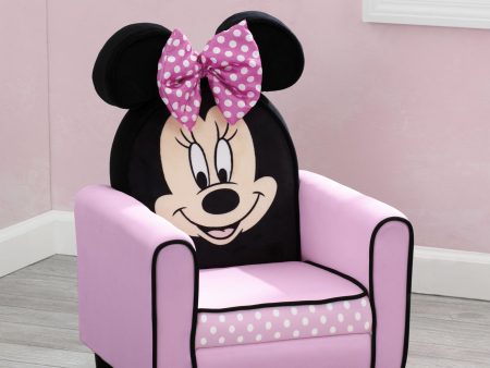 Minnie Mouse Figural Upholstered Kids Chair For Sale