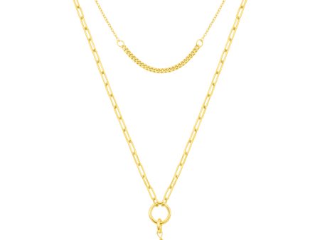 EMILY PEARL LAYER NECKLACE GOLD Supply