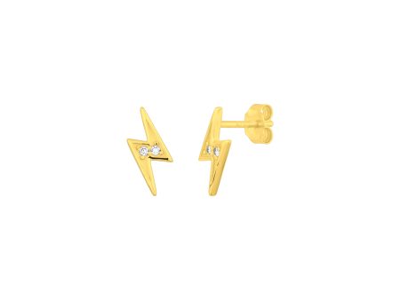 LIGHTNING STUDS GOLD Supply