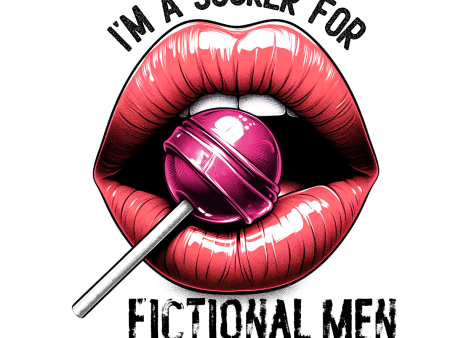 I m A Sucker For Fictional Men Sticker Hot on Sale