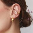 HARLEY DOME EARRINGS GOLD on Sale