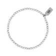 MINI SILVER STAPLE BRACELET on Sale