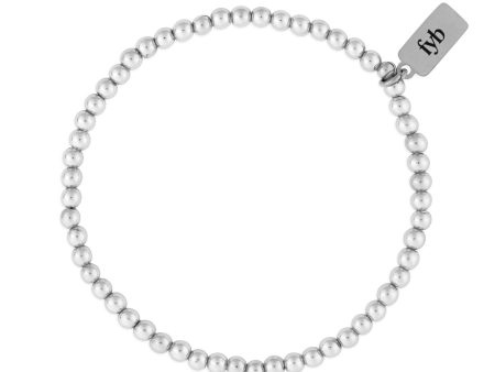 MINI SILVER STAPLE BRACELET on Sale