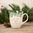 Come Let Us Adore Him Green Interior Ceramic Mug Cheap