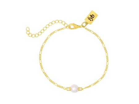 ODETTE PEARL BRACELET GOLD Sale