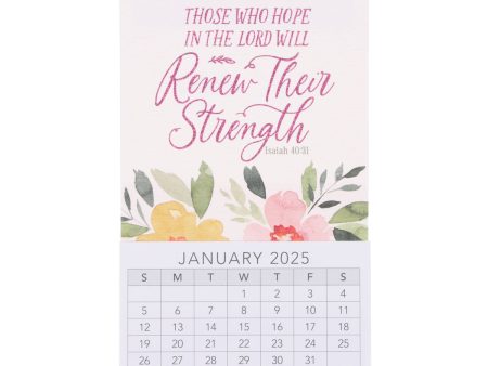 2025 Mini Magnetic Calendar - Those Who Hope in the Lord Will Renew Their Strength Online now